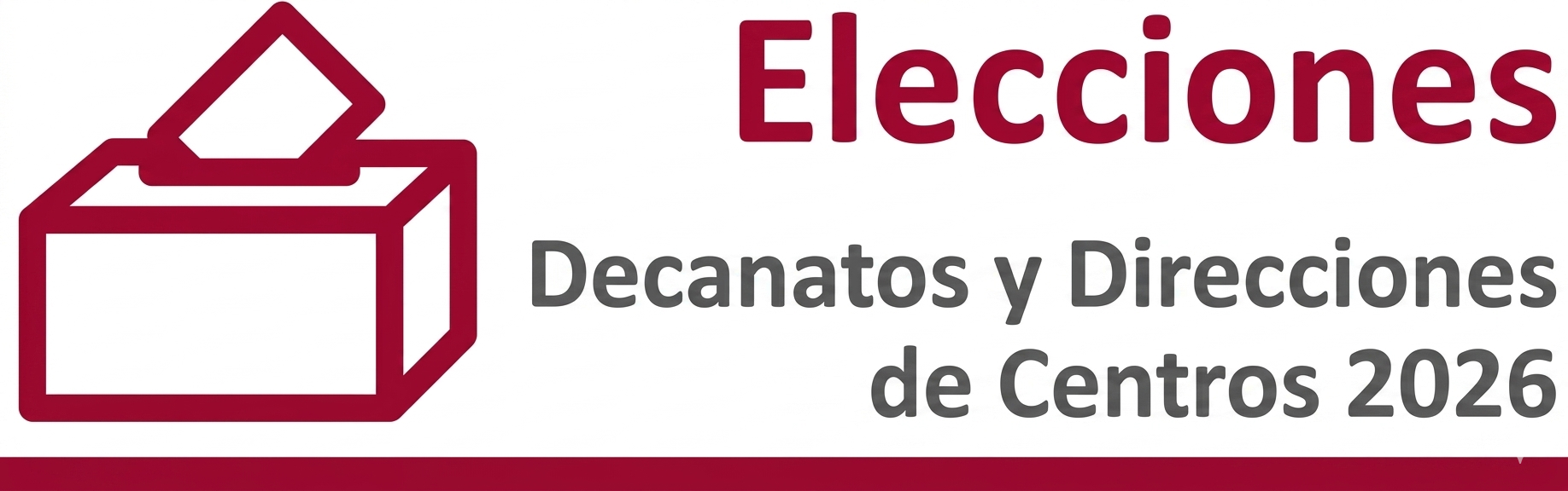 Elecciones decanados 2026