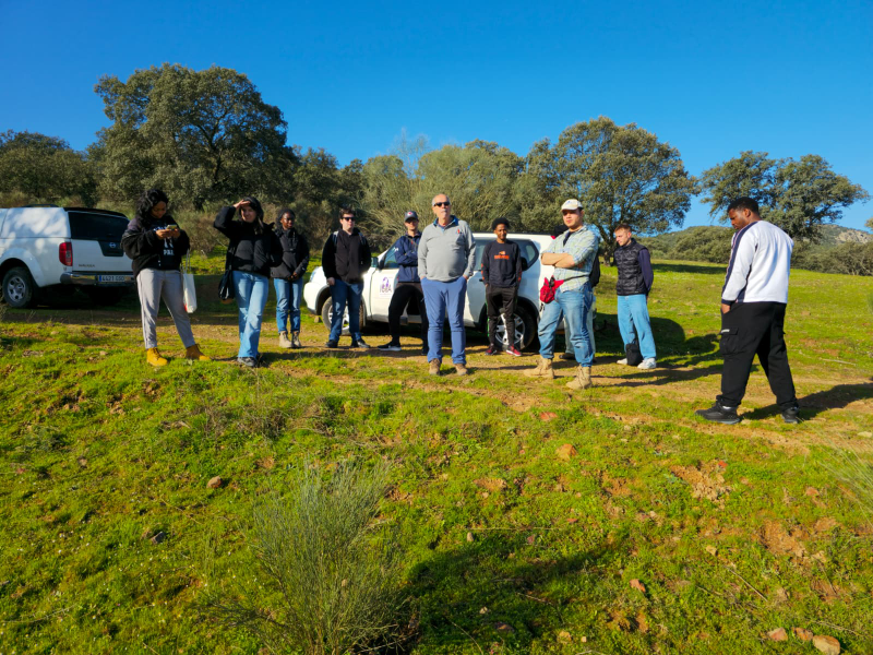 Salida al campo de asignaturas de Ingeniería Minera y Energética