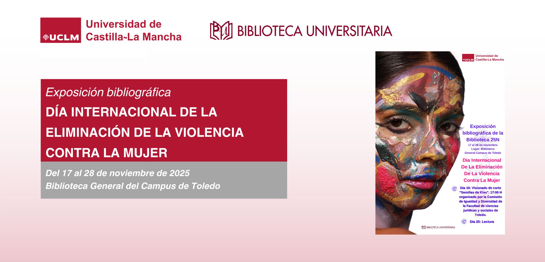 Exposición bibliográfica: Día Internacional de la Eliminación de la Violencia contra la Mujer