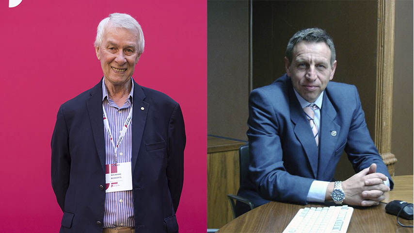 Richard J. Roberts y José María Montero