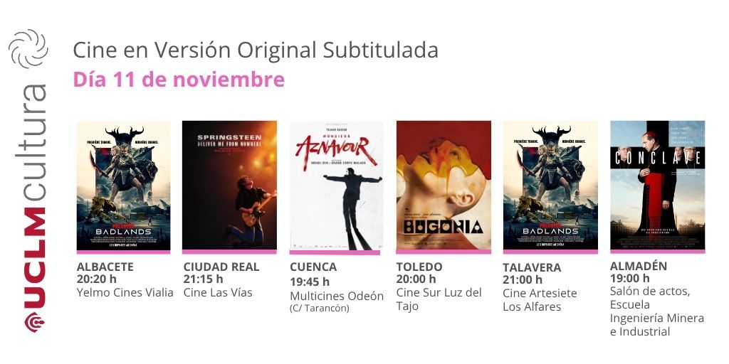 Cartel general de las películas proyecta